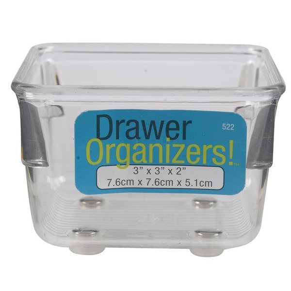 Idesign Organizer Drawer 3X3X2In Clear 52230